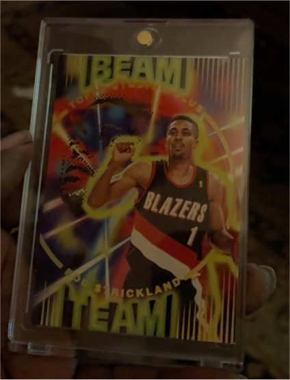 1995-96 Topps Stadium Club Beam Team #B16 Rod Strickland — front