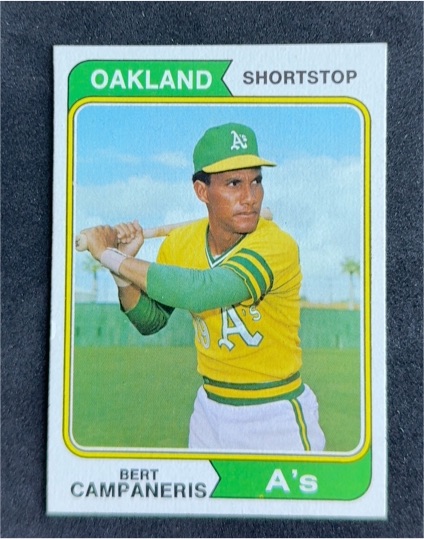 1974 Topps #155 Bert Campaneris — front