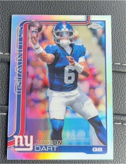 2025 Topps Chrome #306 Jaxson Dart — front