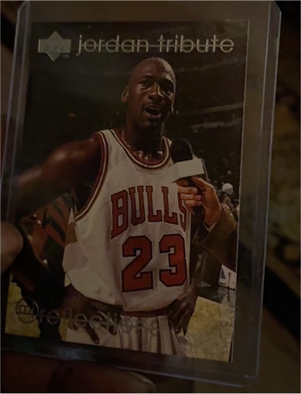 1997-98 Upper Deck Michael Jordan Tribute #MJ76 Michael Jordan — front