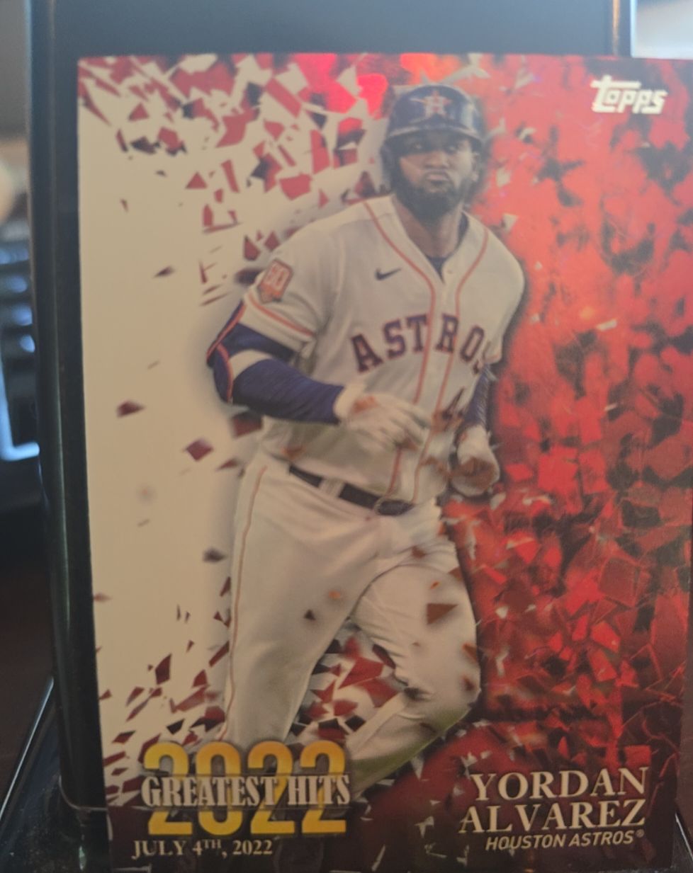 2023 Topps Series 1 #22GH-2 Yordan Alvarez — front