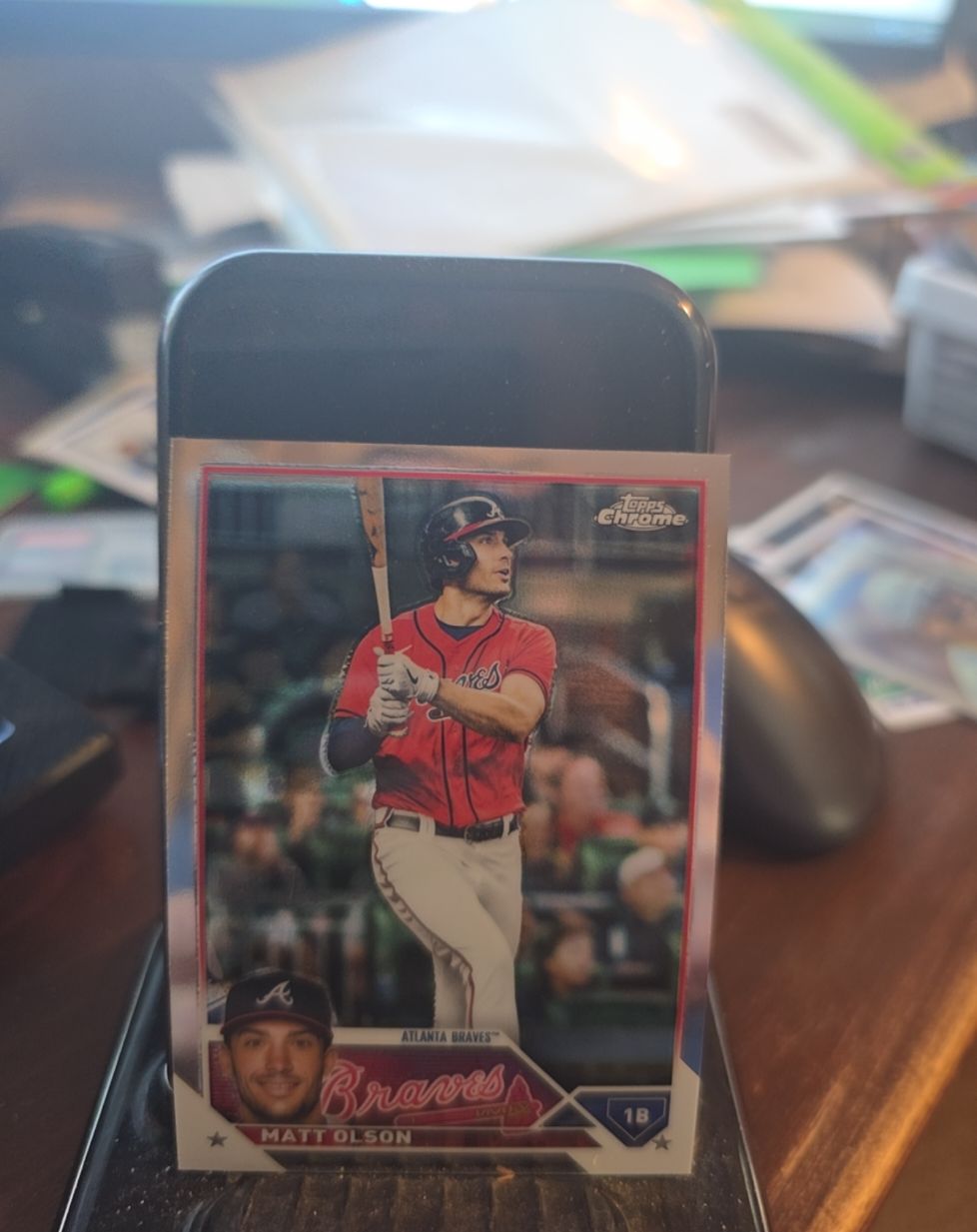 2023 Topps Chrome #163 Matt Olson — front