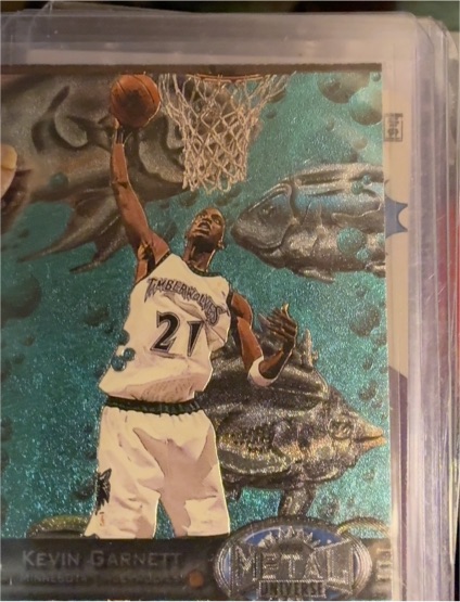 1997-98 SkyBox Metal Universe #109 Kevin Garnett — front
