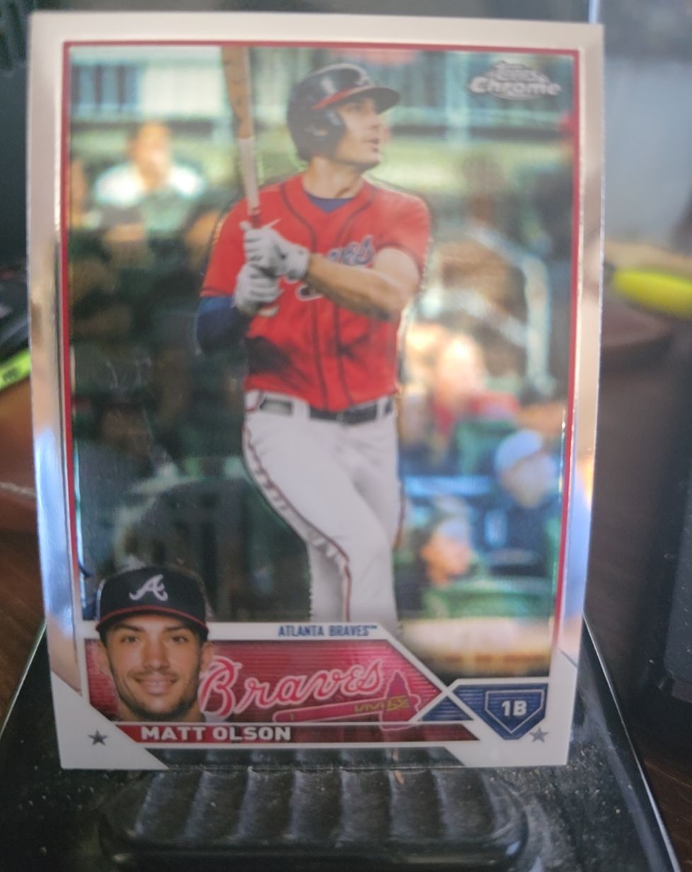 2023 Topps Chrome #163 Matt Olson — front