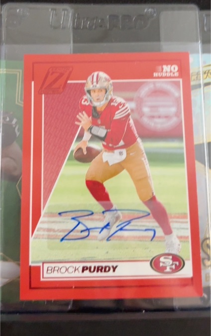 2024 Donruss Red Zone #12 Brock Purdy — front