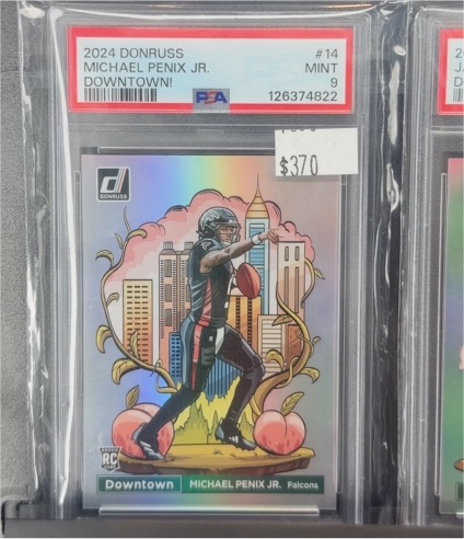 2024 Donruss Downtown! #14 Michael Penix Jr. — front