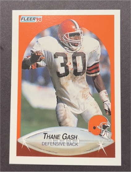 1990 Fleer #49 Thane Gash — front