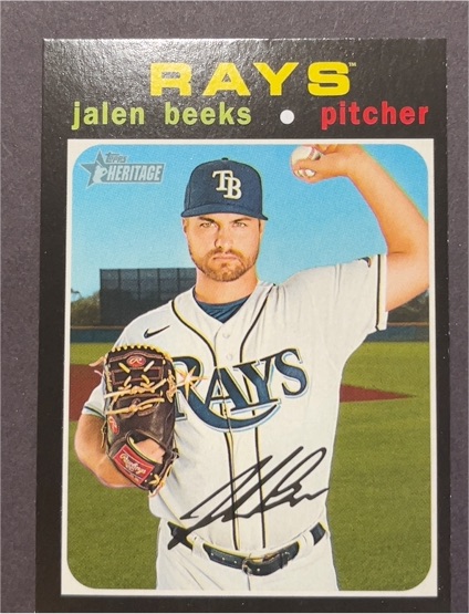 2020 Topps Heritage #652 Jalen Beeks — front