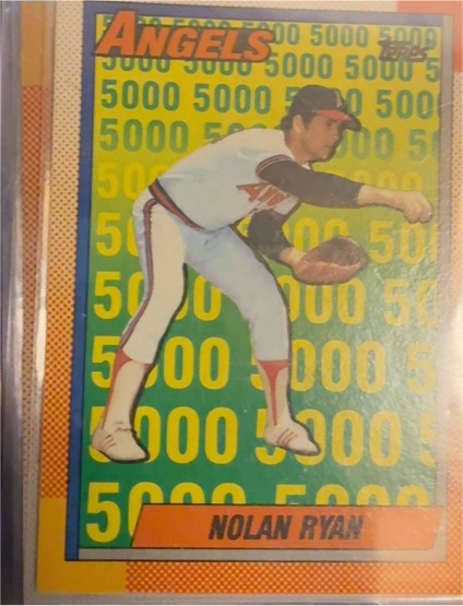 1990 Topps #3 Nolan Ryan — front