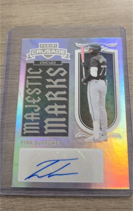2025 Panini Crusade #29 Ryan Burrowes Majestic Marks — front