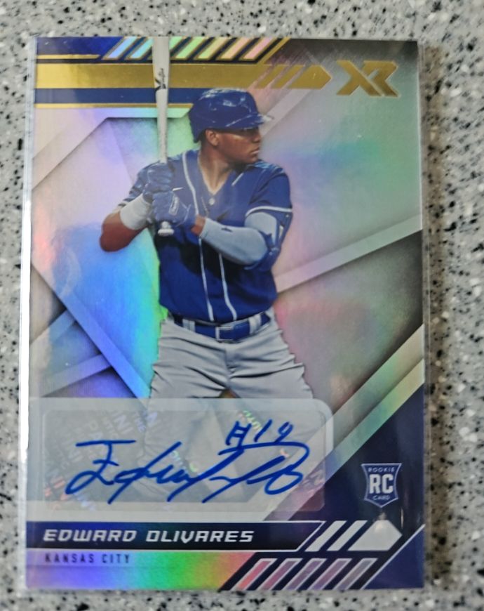 2021 Panini Chronicles XR #5 Edward Olivares — front