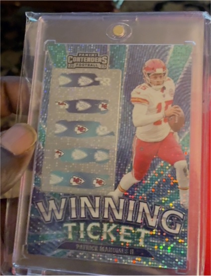 2023 Panini Contenders Winning Ticket #16 Patrick Mahomes II — front