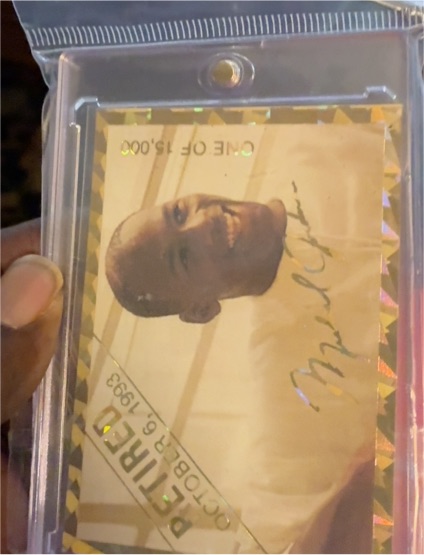 1993-94 Arena Sports #NNO Michael Jordan Special Retirement Card — front