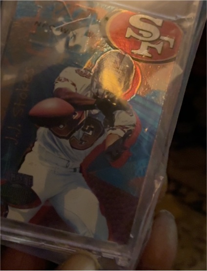 1996 Playoff Illusions #45 J.J. Stokes — front