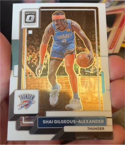 2022-23 Donruss Optic #44 Shai Gilgeous-Alexander — front