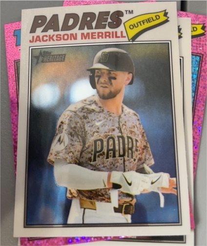 2026 Topps Heritage #351 Jackson Merrill — front