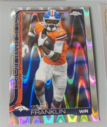 2024 Topps Chrome #215 Troy Franklin — front