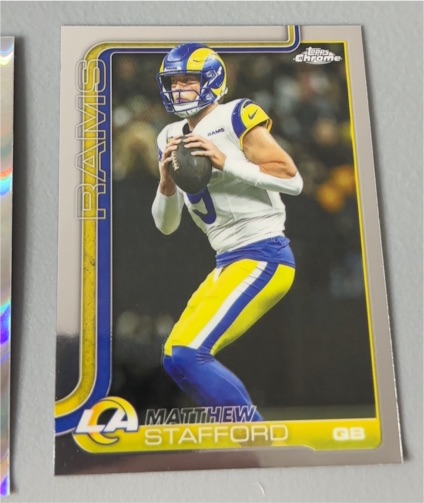 2025 Topps Chrome #169 Matthew Stafford — front