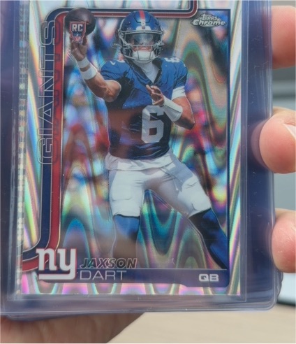 2025 Topps Chrome #306 Jaxson Dart — front