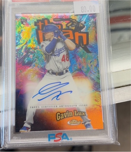 2020 Topps Finest #FTM-10 Gavin Lux — front
