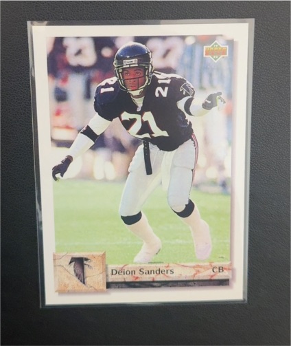 1992 Upper Deck #567 Deion Sanders — front