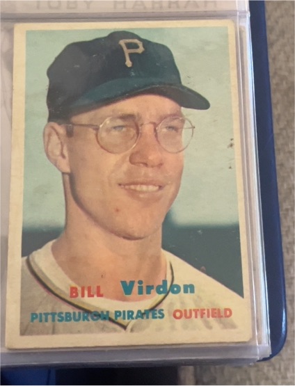 1957 Topps #110 Bill Virdon — front