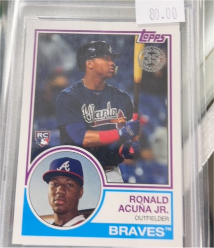 2018 Topps Update #83-13 Ronald Acuna Jr. — front