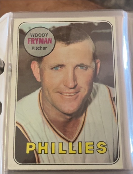 1969 Topps #51 Woody Fryman Philadelphia Phillies — front