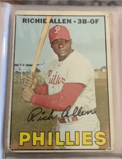 1967 Topps #450 Richie Allen Philadelphia Phillies — front