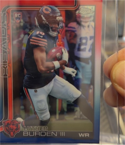 2025 Topps Chrome #334 Luther Burden III Rookie — front