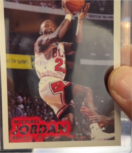1993 SkyBox NBA Hoops #28 Michael Jordan — front