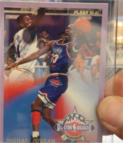 1993-94 Fleer #5 Michael Jordan All-Star Weekend — front