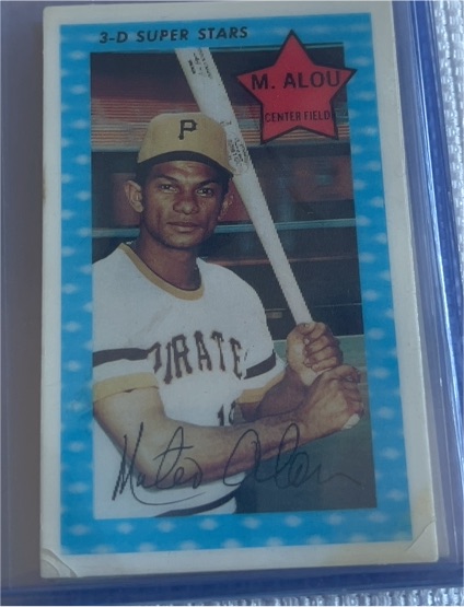 1971 Kellogg's 3-D Super Stars #53 Matty Alou — front