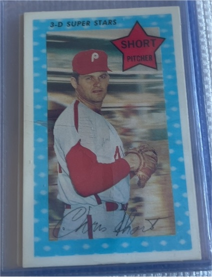 1971 Kellogg's 3-D Super Stars #75 Chris Short — front