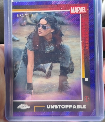 2025 Topps Chrome Deadpool #81 Unstoppable X-23 — front
