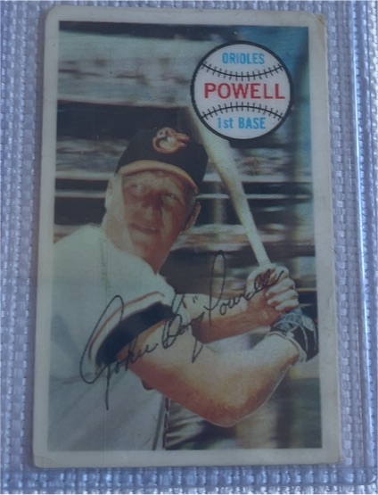 1970 Kellogg's 3-D #19 Boog Powell — front