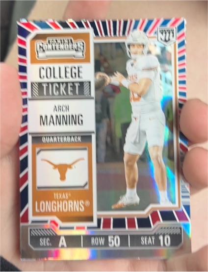 2025 Panini Contenders College Ticket #1 Arch Manning — front