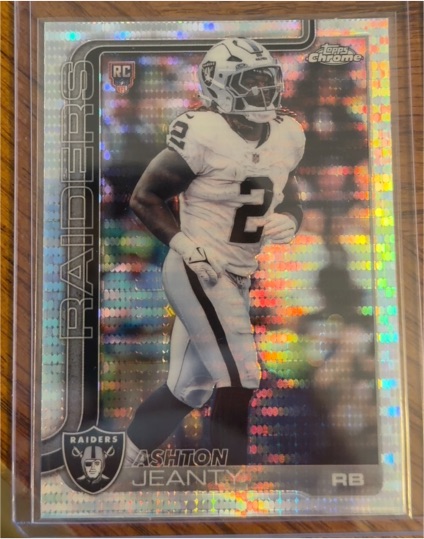 2025 Topps Chrome #322 Ashton Jeanty — front