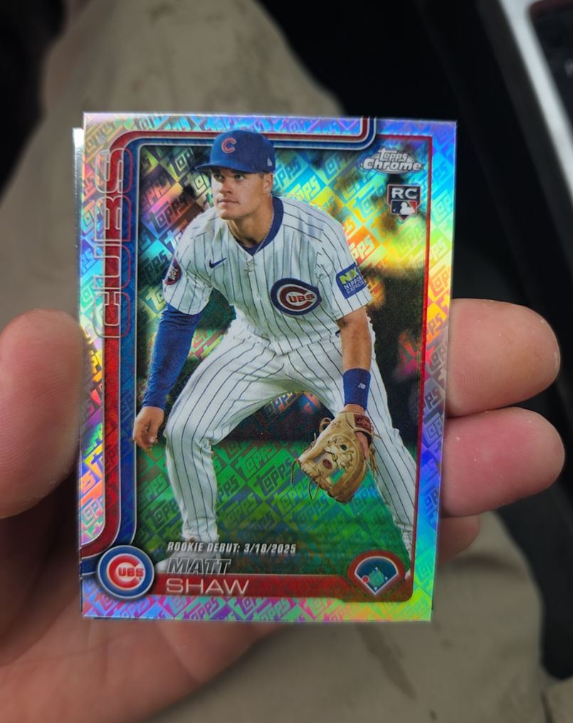 2025 Topps Chrome Update #USC135 Matt Shaw — front
