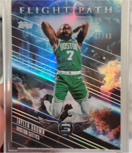 2025-26 Topps 3 Flight Path #FP-16 Jaylen Brown — front