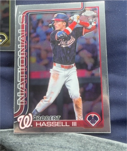 2025 Topps Chrome Update #USC154 Robert Hassell III — front