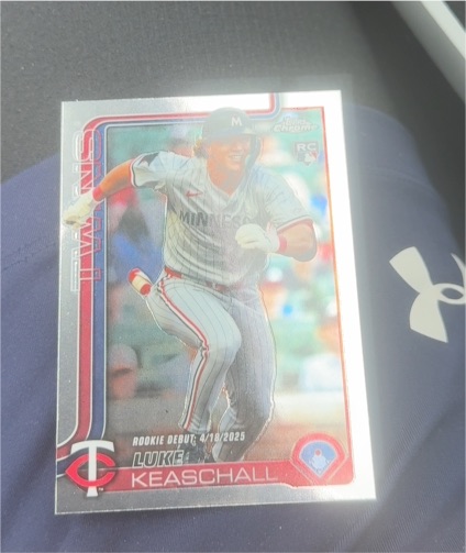 2025 Topps Chrome Update #USC134 Luke Keaschall — front