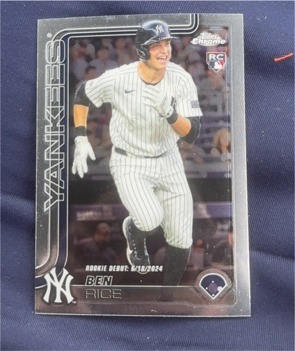 2025 Topps Chrome Update #USC138 Ben Rice — front