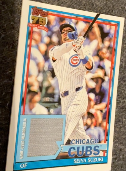 2026 Topps Series 1 1991 Topps Relic #91R-SSU Seiya Suzuki — front