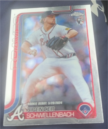 2025 Topps Chrome #203 Spencer Schwellenbach — front
