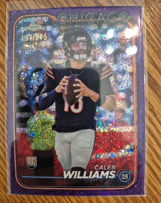 2024 Topps Chrome #202 Caleb Williams — front