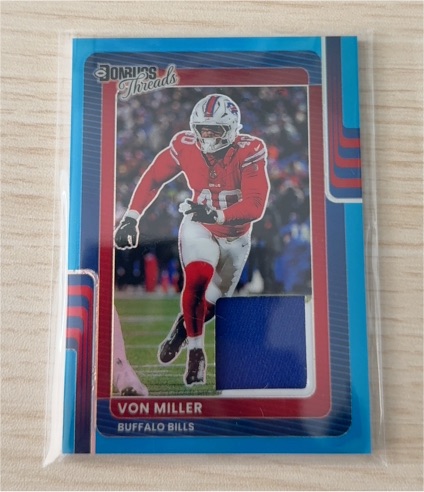 2025 Panini Donruss Optic Donruss Threads #DTBH-VMR Von Miller — front