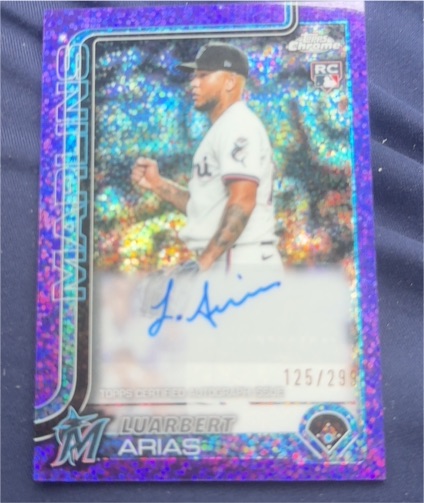 2025 Topps Chrome Update #AC-LAR Luarbert Arias — front