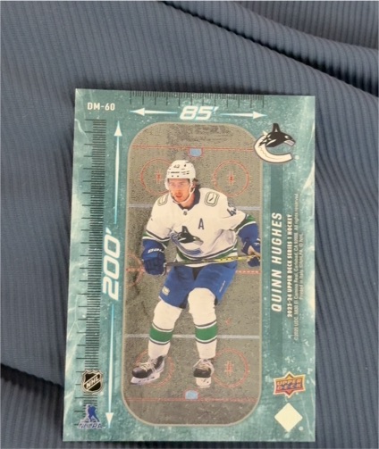 2023-24 Upper Deck 200' x 85' #DM-60 Quinn Hughes — front