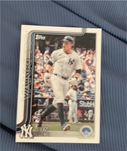 2025 Topps #337 Ben Rice — front
